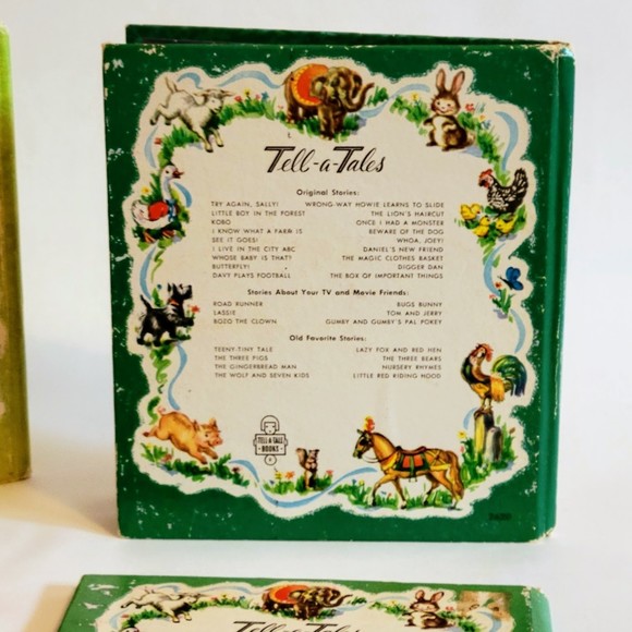 Vintage Tell-A-Tale Whitman Hardcover Childrens Fairy Tale Books. Lot of 4. - Picture 8 of 16
